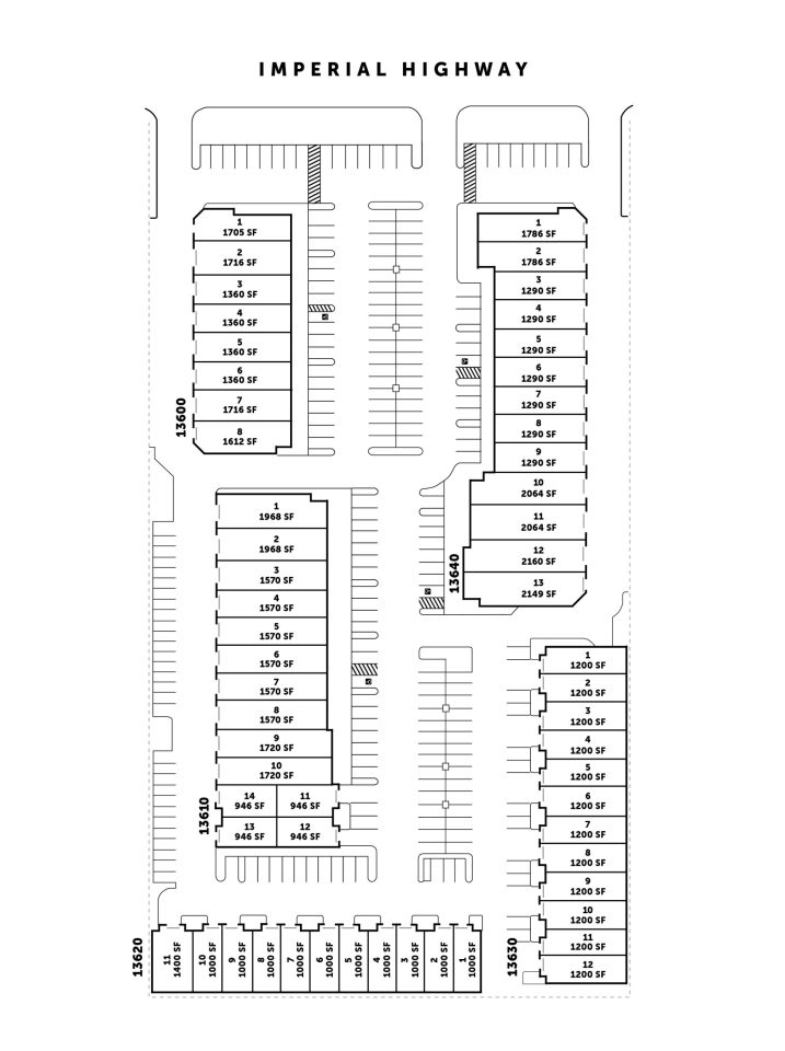 Site Plan 13600-13640 Imperial Highway