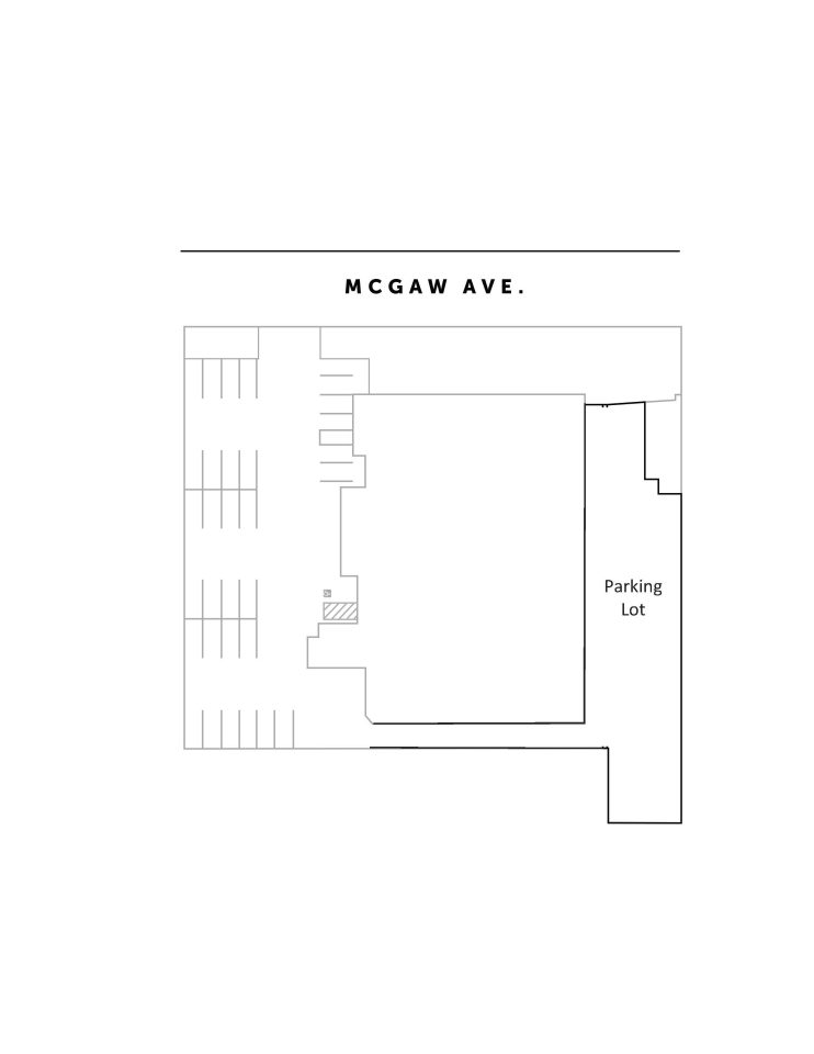 Unit Floor Plan - Parking Lot