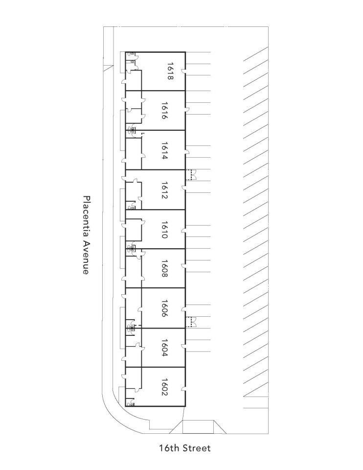 Site Plan 1602-1618 Placentia