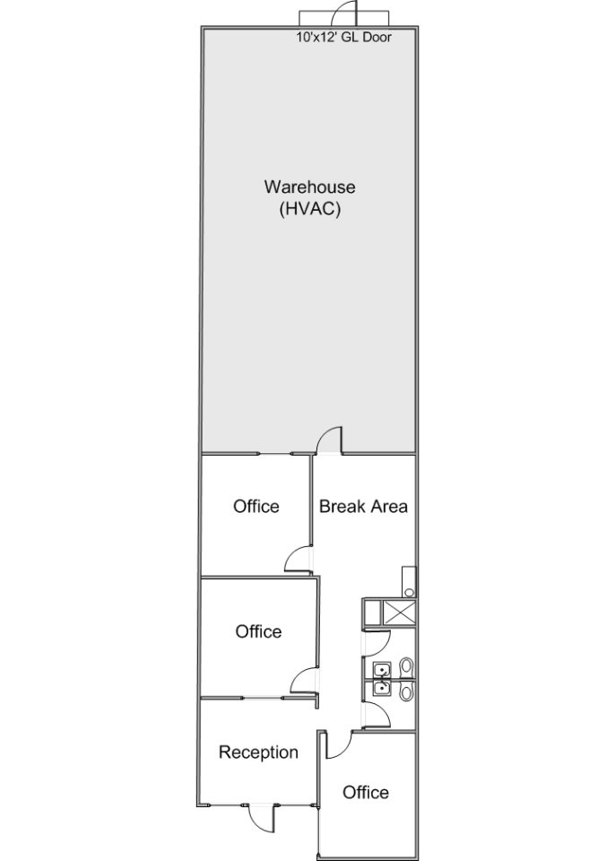 Floor Plan 609 N. Poplar Street