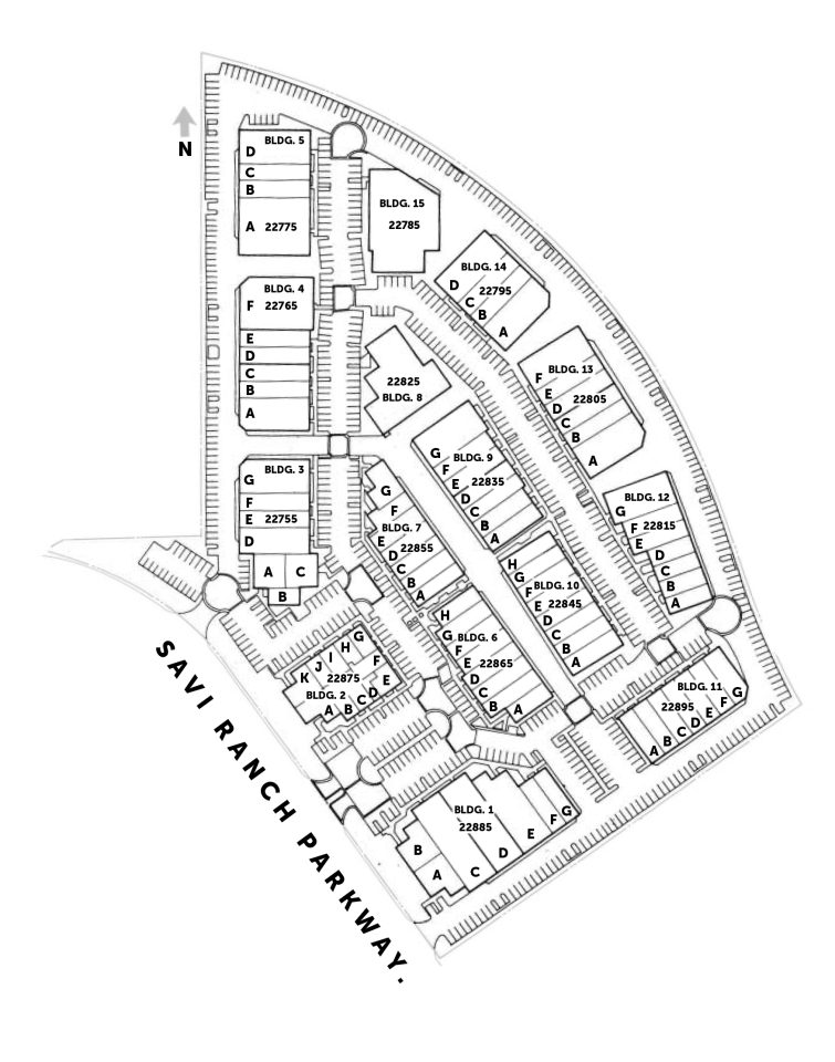 Site Plan 22755-22895 Savi Ranch Parkway